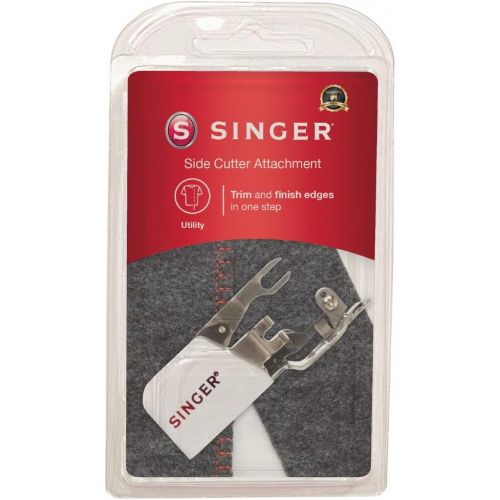 싱거 SINGER | Side Cutter Attachment Presser Foot, Simutaneously Trims & Hems Edges, Zig-Zag or Overstitch - Sewing Made Easy