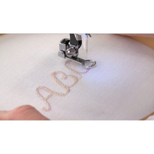 싱거 SINGER | Stippling, Darning & Freehand Embroidery Presser Foot, Stipple Quilting, Repair Holes, Create Freehand Monograms - Sewing Made Easy