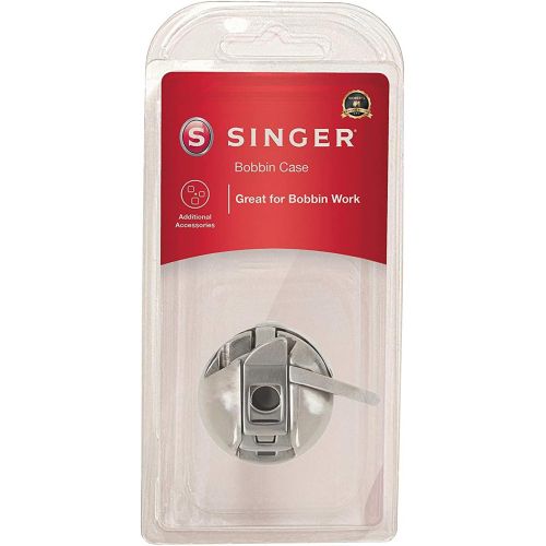 싱거 SINGER | Spare Bobbin Case for SINGER Sewing Machines, Tension Screw to Sew Thicker Threads, Fits Class 15 Front-Loading Bobbin Systems - Sewing Made Easy