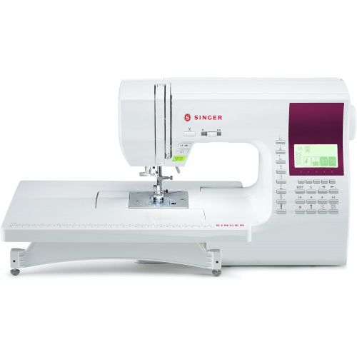 싱거 SINGER | 8060 600-Stitch Computerized Sewing Machine with Extension Table and Hard Cover