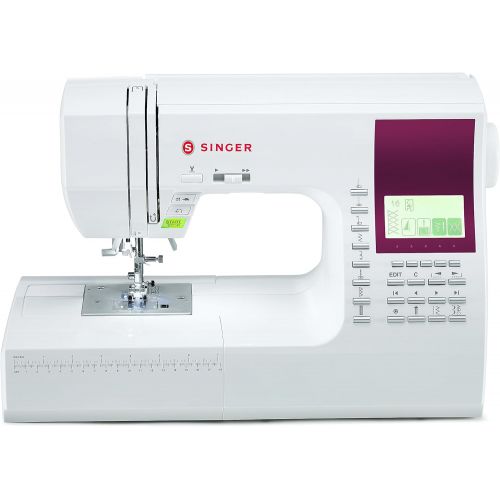 싱거 SINGER | 8060 600-Stitch Computerized Sewing Machine with Extension Table and Hard Cover