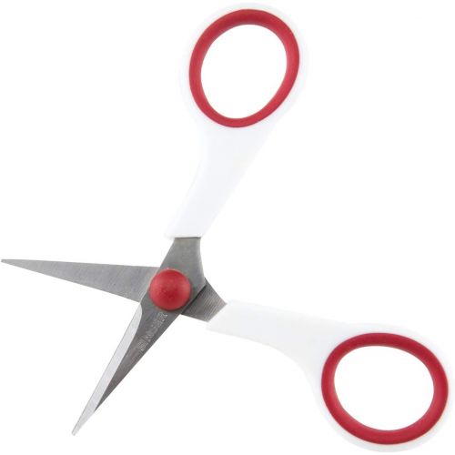 싱거 SINGER 3404 Scissors, 1-Pack, Red & White
