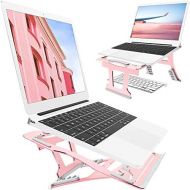 [아마존베스트]SINOBELL 2 in 1 Laptop Notebook Stand, 9 Angles, 3 Folding Modes. Portable Ergonomic Angled Laptop Aluminum Stand. Adjustable Height Laptop Holder with Slide-Proof Silicone for Laptop 10~15