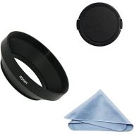 SIOTI 46mm Lens Hood, Matte Treatment Inside, Aluminum Material, Compatible with All Camera Lens S/C/N/F/O/P etc.(46mm)