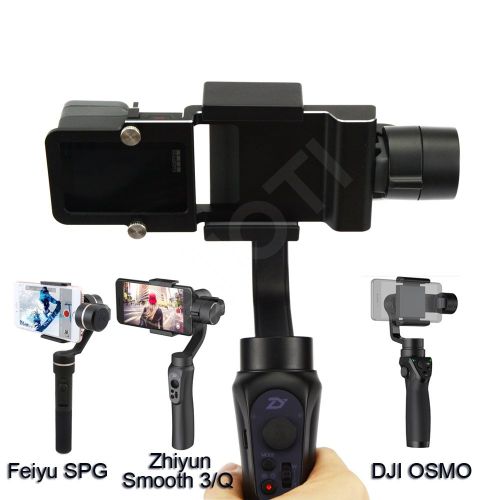  SIOTI GoPro Adapter-Platte fuer GoPro 3+/4/5/6auf DJI Osmo zhiyun Glatte Gimbal.