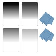 SIOTI ND fiter,Gradient ND Square Filter Kit 4X6 (100X150mm) with Gradient ND2 & Gradient ND4 & Gradient ND8 & Gradient 16 for Cokin Z Lee Hitech Sioti Holder (G.ND)