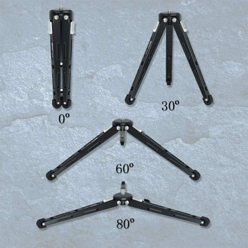  SIOTI Lightweight Tripod, Desktop Tabletop Tripod, Mini Tripod Stand, Mini Metal Stand for DSLR, Mirrorless Camera, Cellphone, Gopro, Projector, Webcam