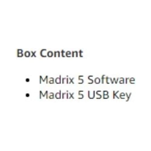  MADRIX® 5 License start + Key, 2 DMX Universes Software