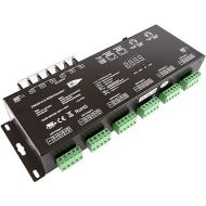SIRS-E 24 Channel CV DMX RDM Digital PWM Decoder 8/16 bits for RGB & RGBW LED Lighting 12-24V DC UL Recognized Controller 24x4A Dimmer SR-2108B-M24-5