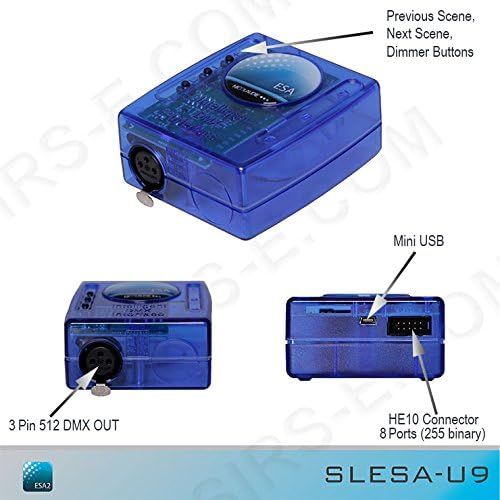  SIRS-E SLESA U9 Sunlite Nicolaudie DMX USB Stand Alone Lighting Interface Controller