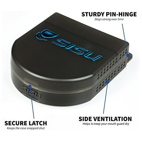  SISU Mouth Guards Sports Mouthguard Storage Case