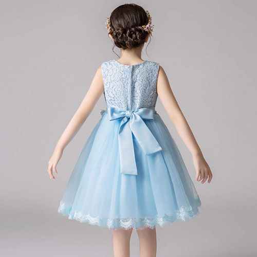  SITENG 2-12Y Girls Sleeveless Pageant Princess Party Dress Ruffles Tutu Dresses Wedding Princess Dress