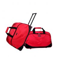 Travel Luggage Set,SIYUAN Foldable Big Trip Bags Overnight Bag Trolley Case Suitcase Rolling Red Large