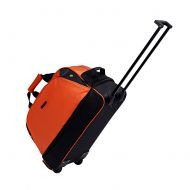 Travel Trolley Case,SIYUAN Trip Trolley Case Airline Rolling Suitcase for Women Orange Medium