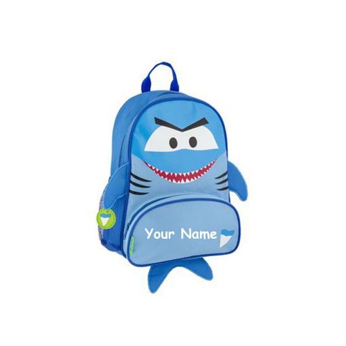  SJ Stephen Joseph Personalized Little Boys Sidekick Shark Backpack With Name