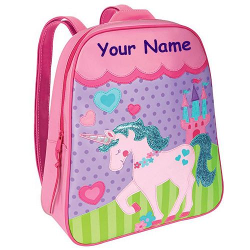 SJ Stephen Joseph Personalized Little Girls Go Go Unicorn Backpack With Name