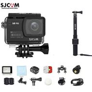 SJCAM SJ8 PRO Kit{SJ8 PRO Camera with Accessories, SJCAM Monopod}4k60fps Sports Cam with Ambarella H22 Sensor,EIS,170°Wide-Angle 2.33 Touchscreen,1200mAH Battery for Underwater,Ou