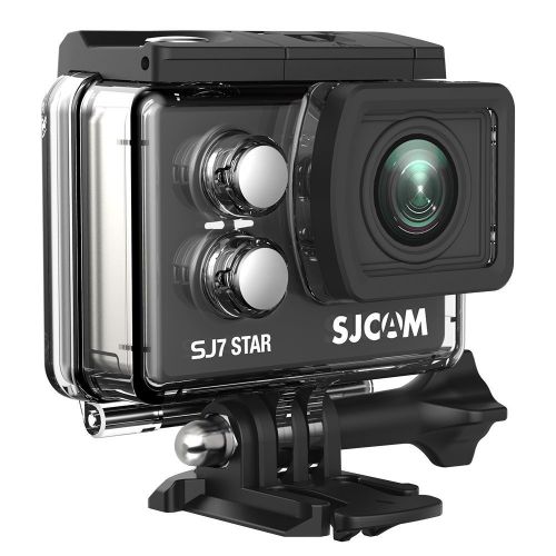  SJCAM SJ7 Star Kit {SJ7 Camera with Accessories, SJCAM Remote Watch} Real 4K Action Camera Wifi Waterproof Underwater Camera Ambarella Chipset 30FPSSony Sensor 12MP Gyro Stabiliza