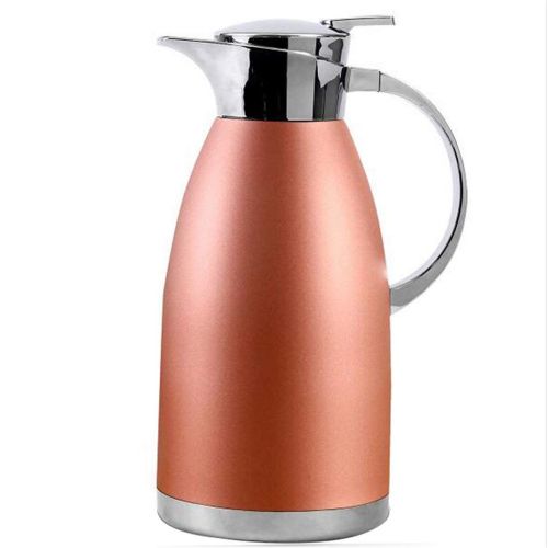  SJQ-coffee pot Coffee pot 304 Stainless Steel Screw Cap Large Capacity Insulation Cold Water Bottle 5 Cups 70.3 Ounce Teapot
