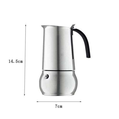  SJQ-coffee pot 304 Stainless Steel Coffee pot Insulation Kettle Large Capacity Teapot 77.4 Ounces Suitable for Household use