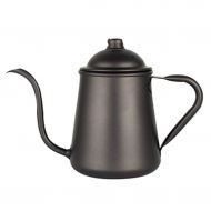 SJQ-coffee pot 304 Stainless Steel Coffee pot Anti-Scalding Handle Large Capacity Kettle Home Teapot 31.6 ounces