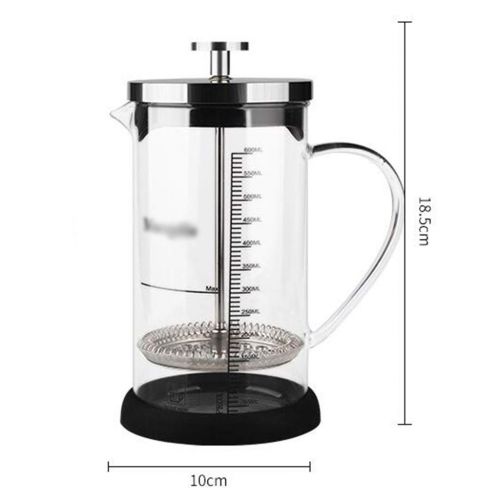  SJQ-coffee pot Hand-Washed Coffee pot With permanent filter and Heat-Resistant Handle for Making perfect Coffee and tea