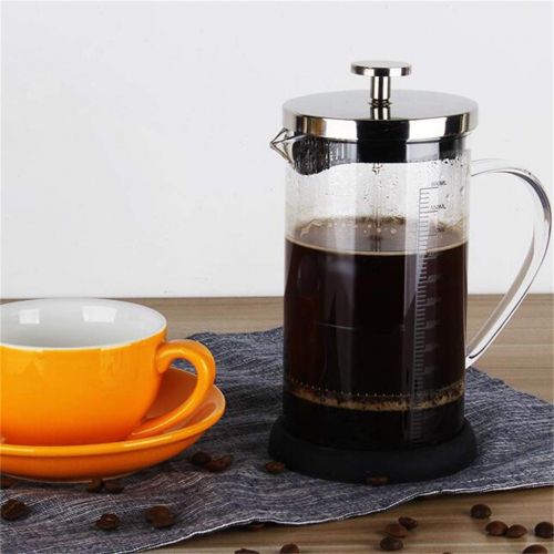  SJQ-coffee pot Hand-Washed Coffee pot With permanent filter and Heat-Resistant Handle for Making perfect Coffee and tea
