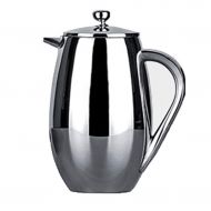 SJQ-coffee pot Coffee pot 304 Stainless Steel With Filter Double-Layer Insulation tea Brewing Coffee Utensils 12.3 ounces