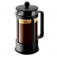 SJQ-coffee pot Coffee pot Stainless Steel With Filter Heat-Resistant Glass pot Suitable for Home Office 35.1 ounces