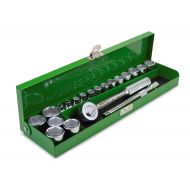 SK Hand Tool 94515 15Piece Full Range 3/8” SAE - Metal Box,