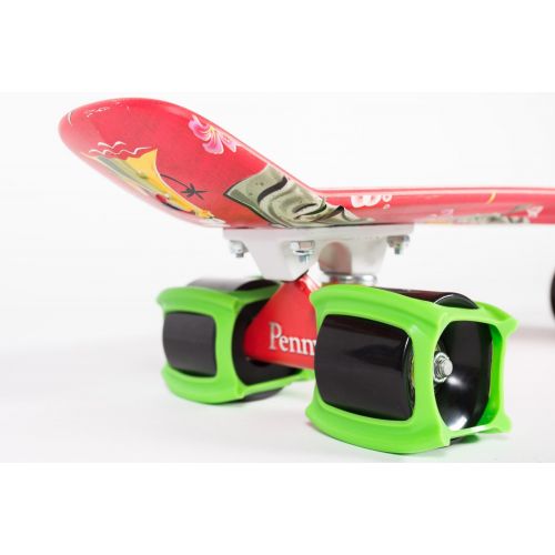  SKATERTRAINER SkaterTrainer The Official Skater Trainers | Patented Accessories for Skateboards Wheels | Engineered and Made in USA (Neon Green)