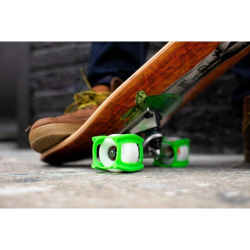  SKATERTRAINER SkaterTrainer The Official Skater Trainers | Patented Accessories for Skateboards Wheels | Engineered and Made in USA (Neon Green)