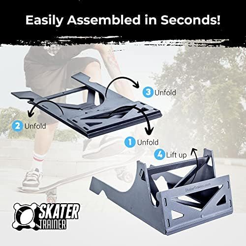  SKATERTRAINER A Place for Your Skateboard, Store or Display in Style with an Original Skateboard Stand | The Origami Skate Rack by Skater Trainers