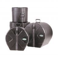 SKB},description:The Roto-Molded, D-shaped design of these SKB drum cases features molded-in feet for positioning and stability. Stackable, lined cases treat your sound investment