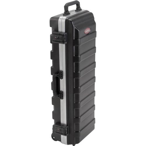  SKB Compact Stand Case 36-1/2 x 11-7/8 x 8-1/4 with Wheels & Straps, TSA Latches, Over molded Handle