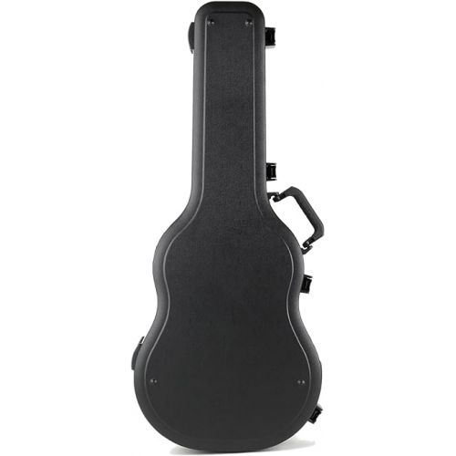  SKB Cases Acoustic Dreadnought Deluxe and 12-String Guitars Hardshell Case with Contoured Arched Lid, TSA Latch, Over-Molded Handle, and EPS Foam Interior