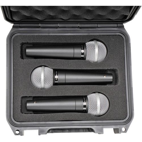  SKB iSeries 0907 Waterproof Three-Mic Case