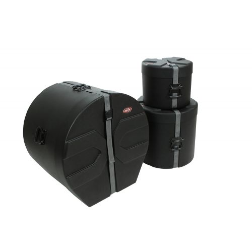  SKB 1SKB-DRP4 Roto-Molded Drum Case Package with D1824, D1012, D1616