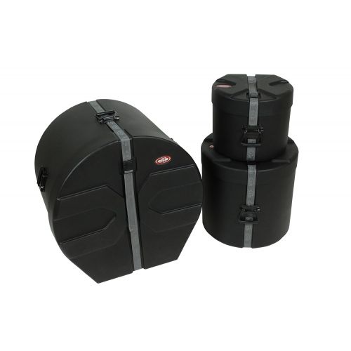  SKB 1SKB-DRP4 Roto-Molded Drum Case Package with D1824, D1012, D1616