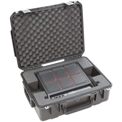  SKB Cases 3i-2015-7DMP iSeries Roland SPD-SX Multi Pad Case, Ultra High-strength Polypropylene Copolymer Resin, Molded-in Hinge, Trigger Release Latch System, Stainless Steel Locki