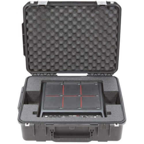  SKB Cases 3i-2015-7DMP iSeries Roland SPD-SX Multi Pad Case, Ultra High-strength Polypropylene Copolymer Resin, Molded-in Hinge, Trigger Release Latch System, Stainless Steel Locki