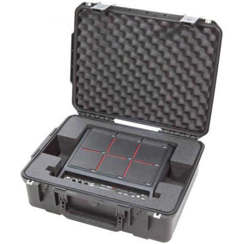  SKB Cases 3i-2015-7DMP iSeries Roland SPD-SX Multi Pad Case, Ultra High-strength Polypropylene Copolymer Resin, Molded-in Hinge, Trigger Release Latch System, Stainless Steel Locki