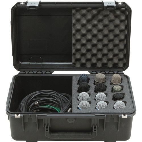  SKB iSeries Waterproof Case for 12 Mics and Cables