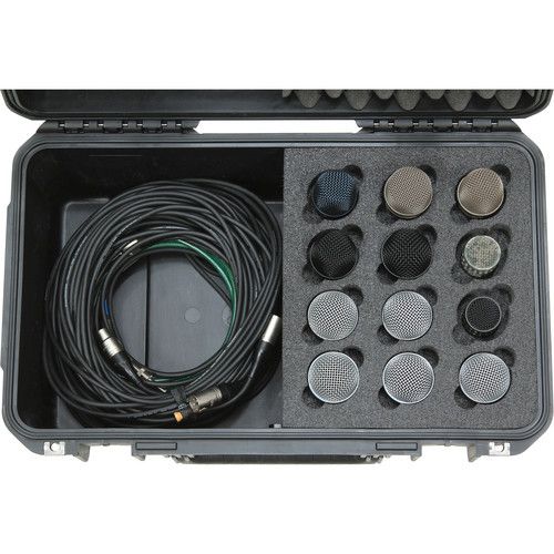  SKB iSeries Waterproof Case for 12 Mics and Cables