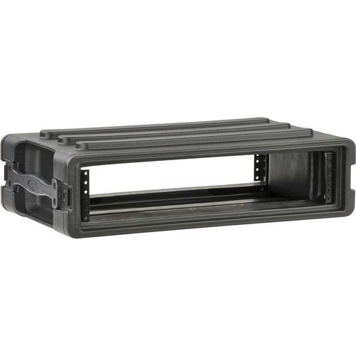  SKB 2U Roto Shallow Rack Case with Steel Rails