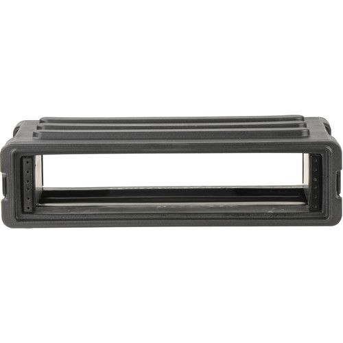  SKB 2U Roto Shallow Rack Case with Steel Rails