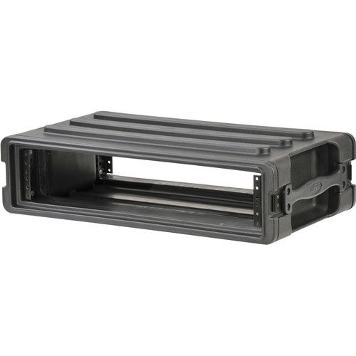  SKB 2U Roto Shallow Rack Case with Steel Rails