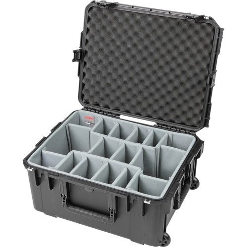  SKB iSeries 2217-10 Case with Think Tank Photo Dividers &?Lid Foam (Black)