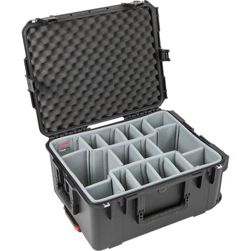  SKB iSeries 2217-10 Case with Think Tank Photo Dividers &?Lid Foam (Black)