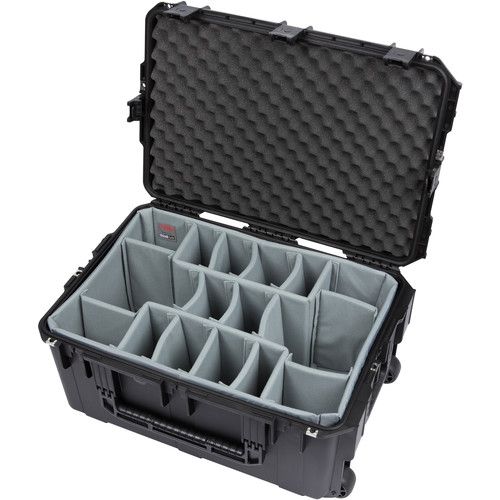  SKB iSeries 2617-12 Case with Think Tank Photo Dividers &?Lid Foam (Black)